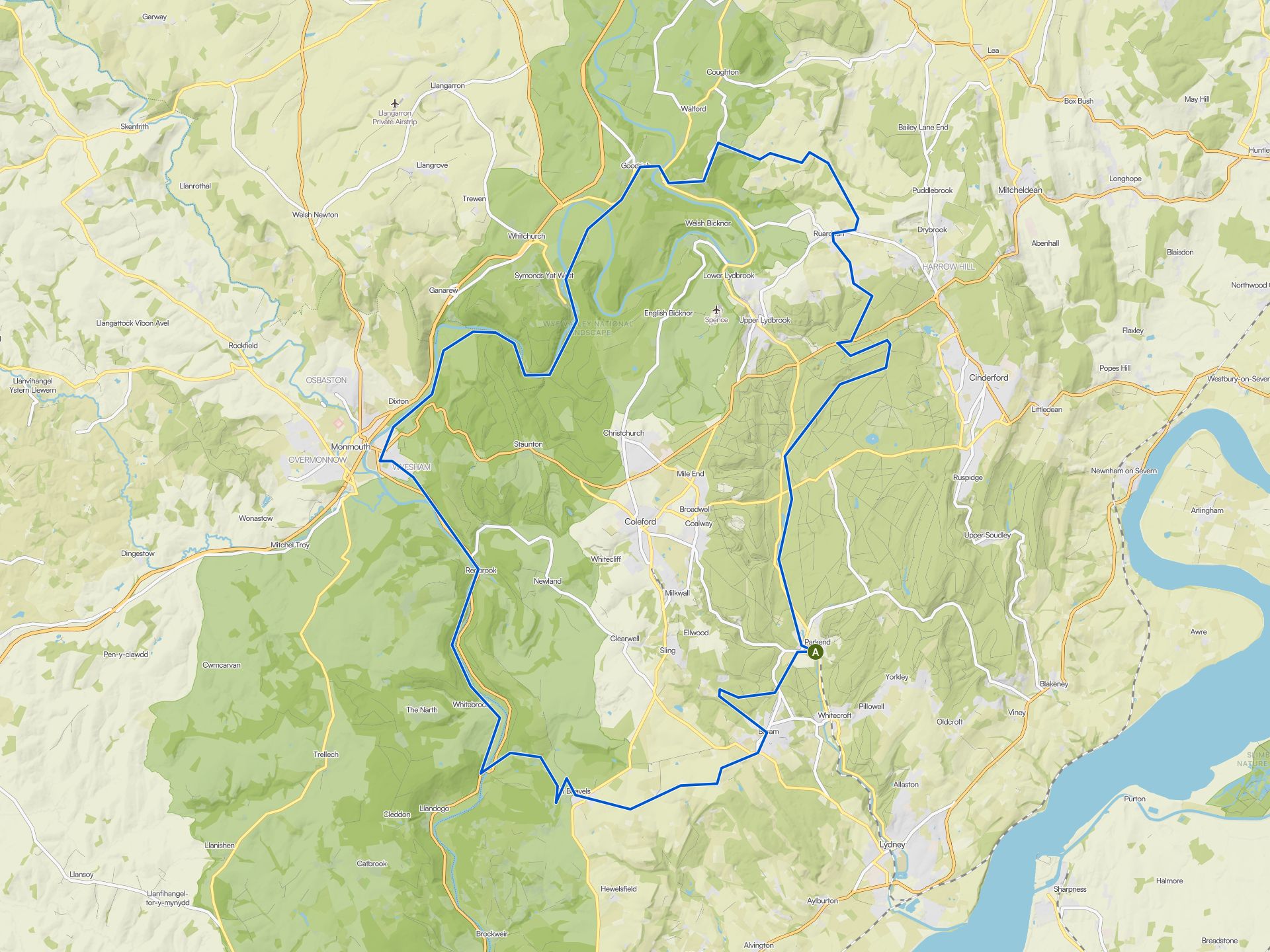 The best gravel rides around the Forest Of Dean | Komoot